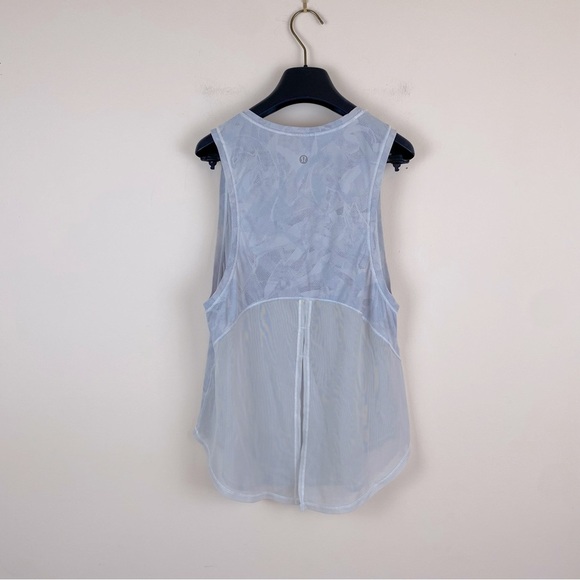 Lululemon Ace Tank Jasmine White Multi - Picture 1 of 8